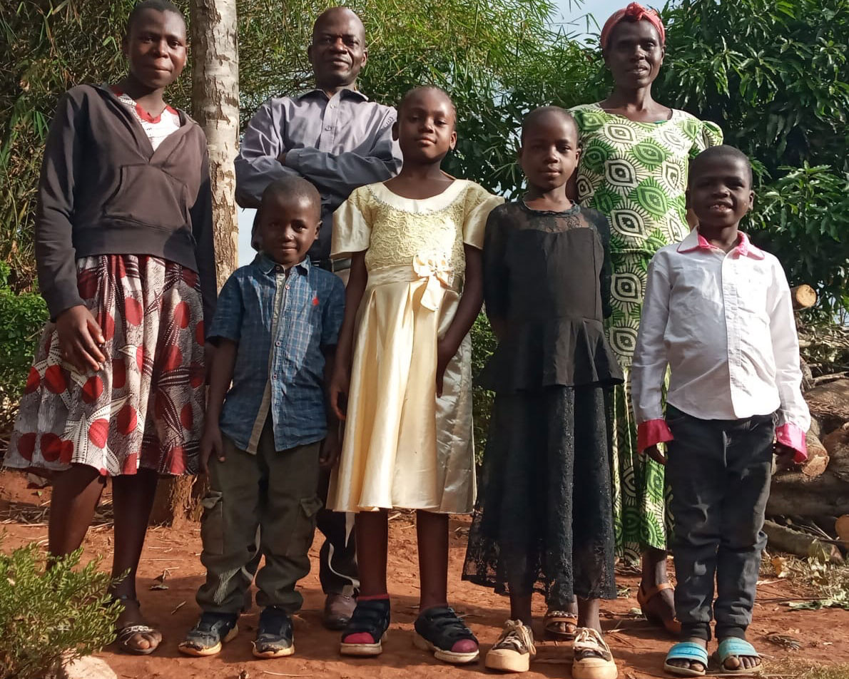 Pastor Nathan Mwanzi with his Family